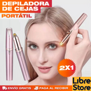 DEPILADOR DE CEJAS ELÉCTRICA PORTÁTIL 2X1 - 63% OFF