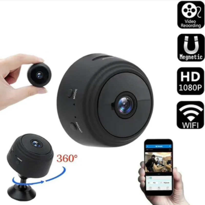 MINI CÁMARA DE SEGURIDAD Y ESPIA WIFI - 65% OFF